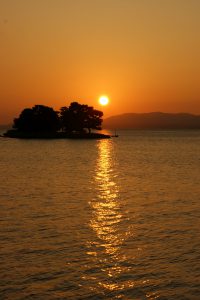 宍道湖の夕日